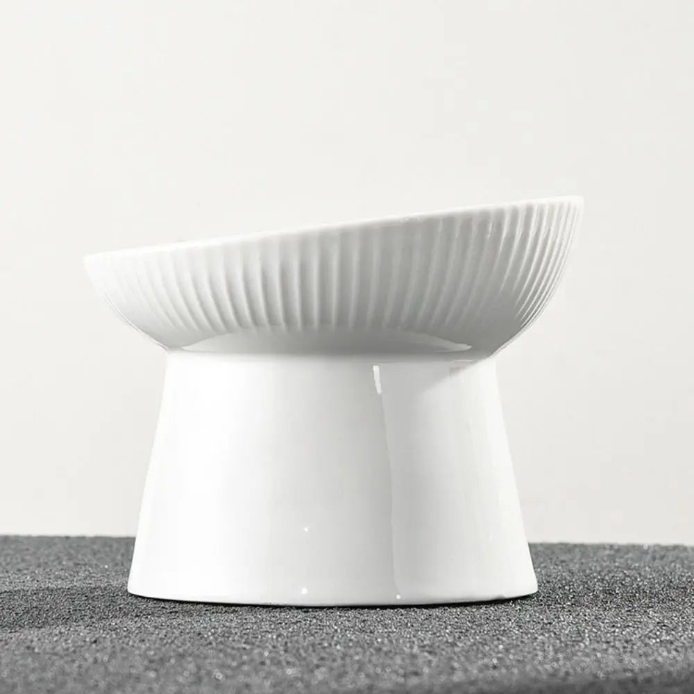 Slanted Elevated Ceramic Cat Bowl product image 3