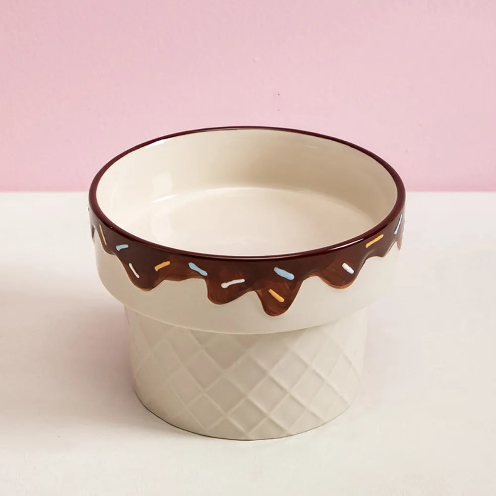 Elevated Ceramic Cat Bowl with Wide Opening product image 8