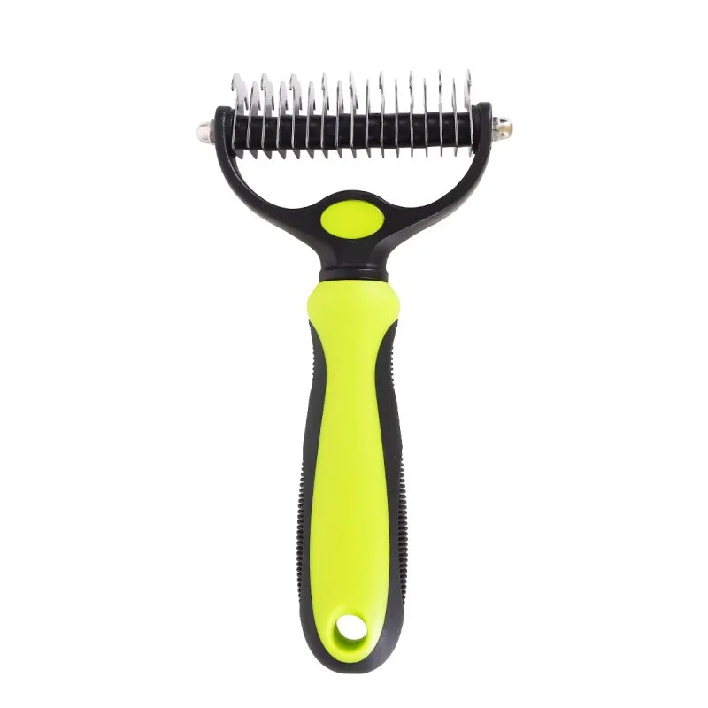 Double-Sided Pet Grooming Comb for Dogs and Cats - material close-up view