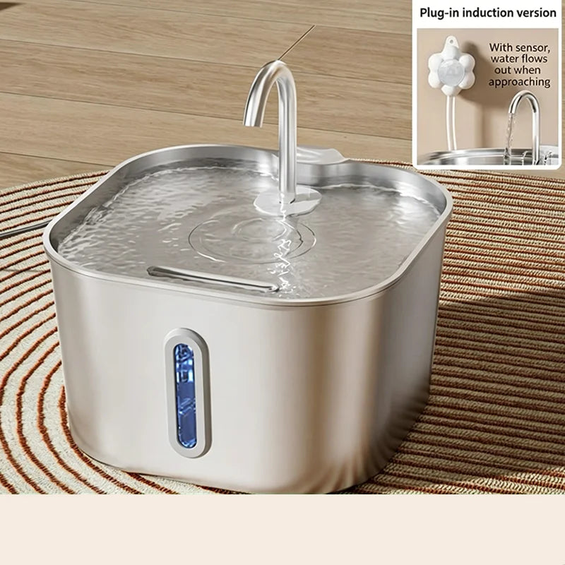 2.2L Stainless Steel Pet Water Fountain product image 3