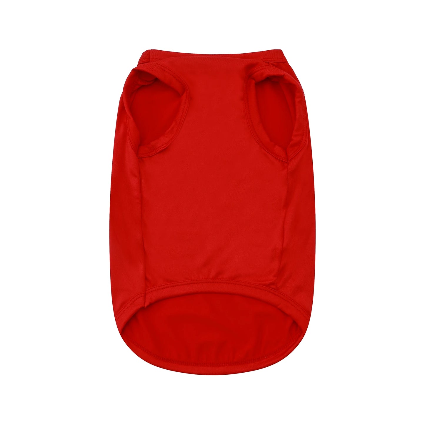 Breathable Letter-Print Sleeveless Top for Dogs and Cats