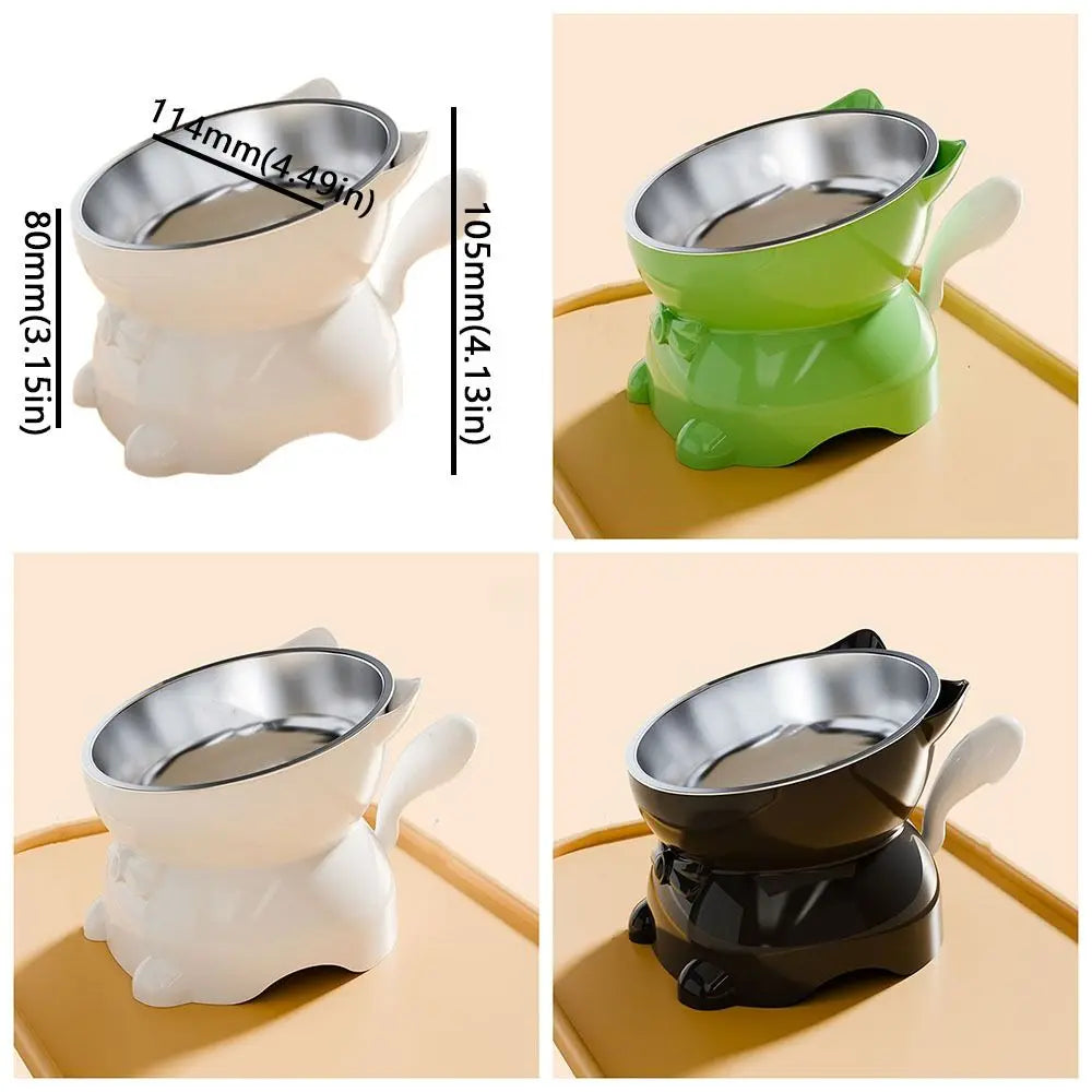 Elevated Cat Water Bowl with Anti-Spill Design - packaging view
