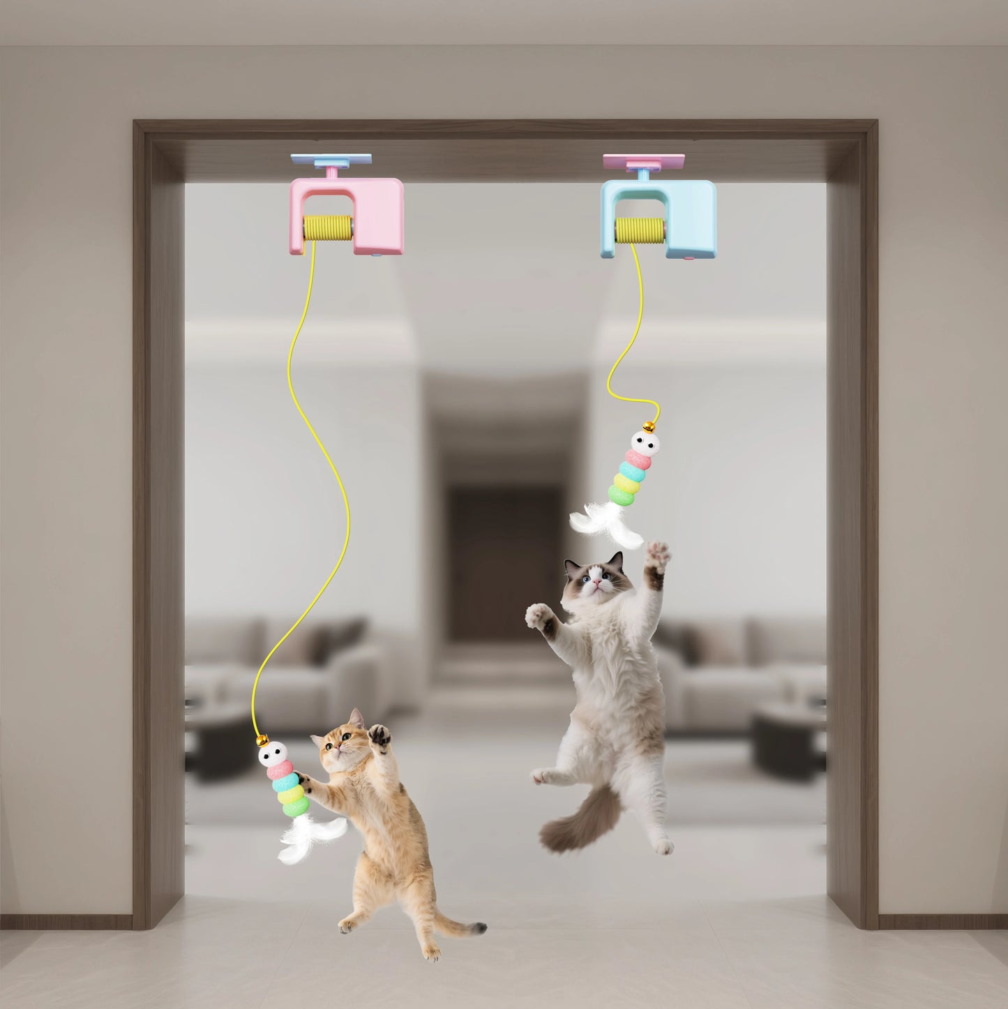 Smart Hanging Door Cat Toy product image 2