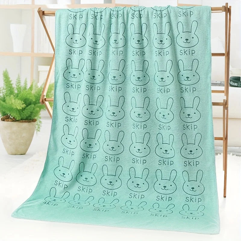1pc Ultra Fine Fiber Super Absorbent Pet Bath Towel, Fast Drying, Soft and Comfortable Small To Large Dog and Cat Grooming Towel