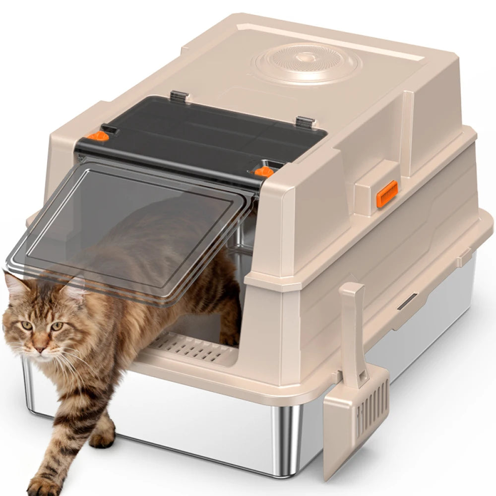 Ye Big Size Stainless Steel Cat Litter Box