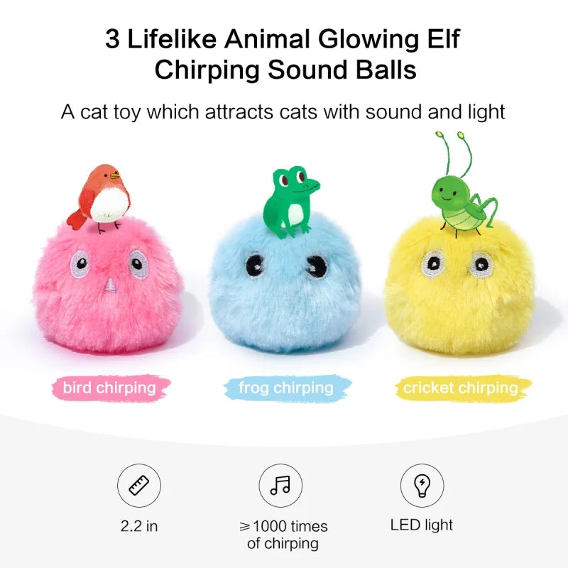 Plush Interactive Cat Toy Ball product image 6