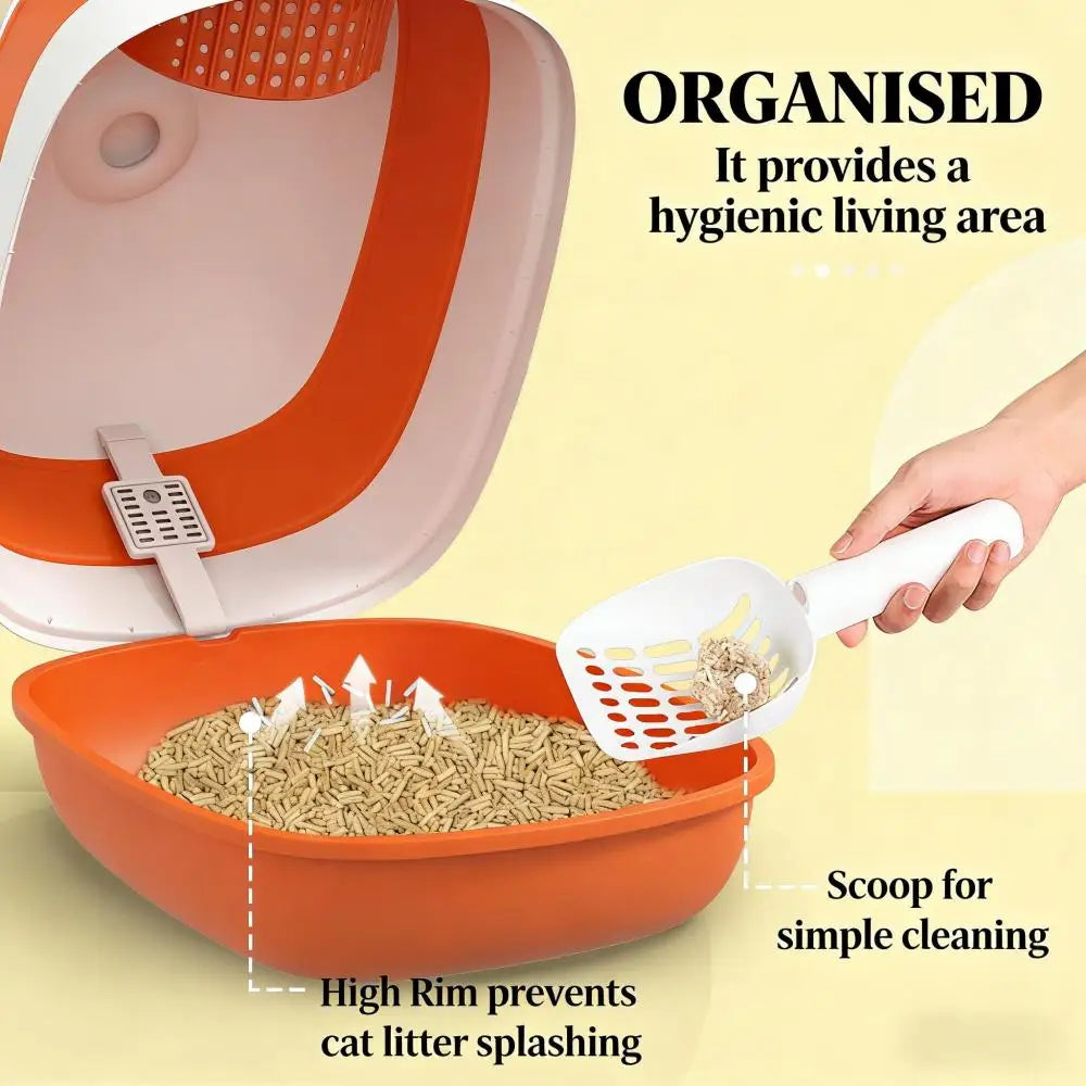 Ye Cat Litter Box, Covered Litter Box