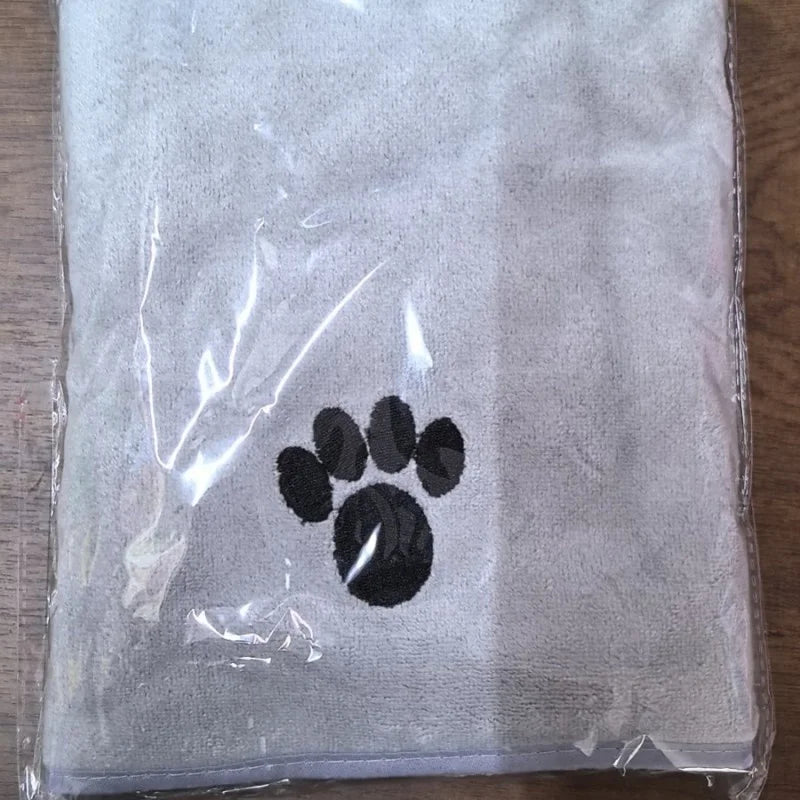 Super-Absorbent Microfiber Pet Bath Towel, Soft & Quick-Dry