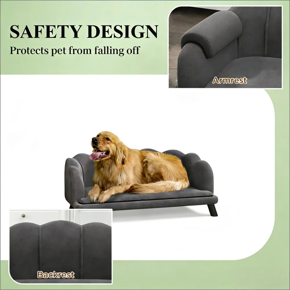 Ye Pet Bed with Pearl Design Pet Sofa