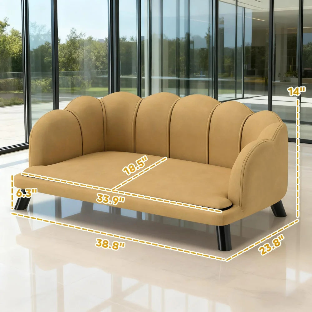 Ye Coffee Pearl Design Pet Sofa