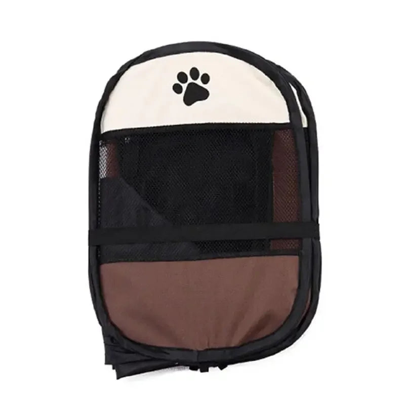 Foldable Pet Playpen Tent for Dogs and Cats - feature close-up view