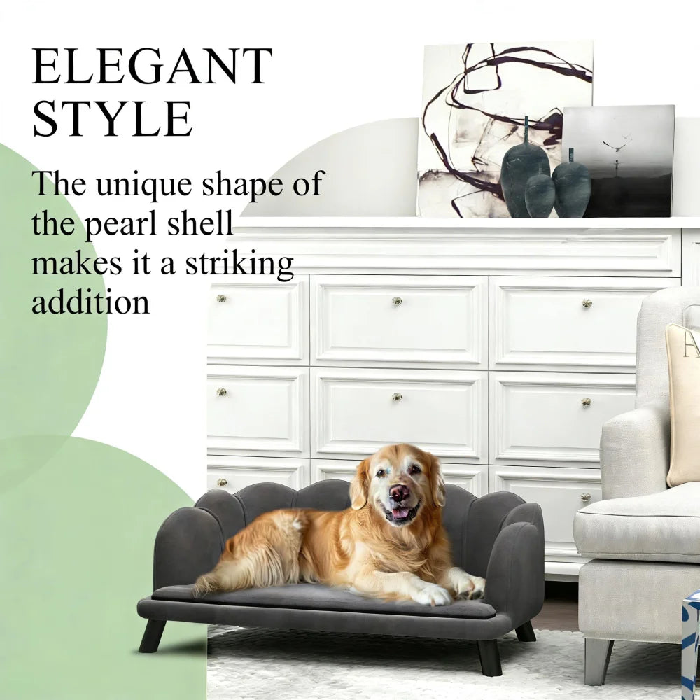 Ye Pet Bed with Pearl Design Pet Sofa