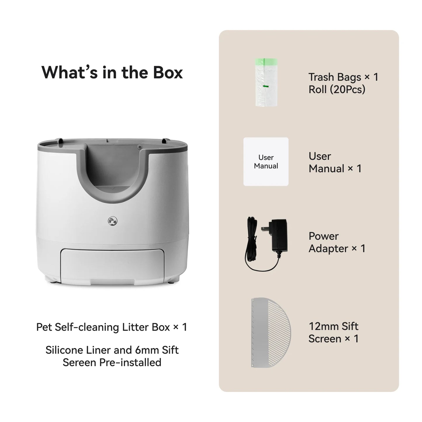 Automatic Smart Self-Cleaning Cat Litter Box 11L Capacity