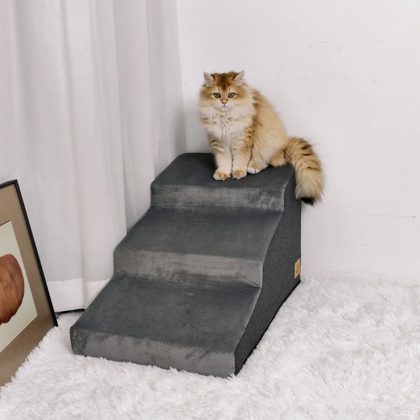 3-Step Dog Stairs for Small Dogs main product image