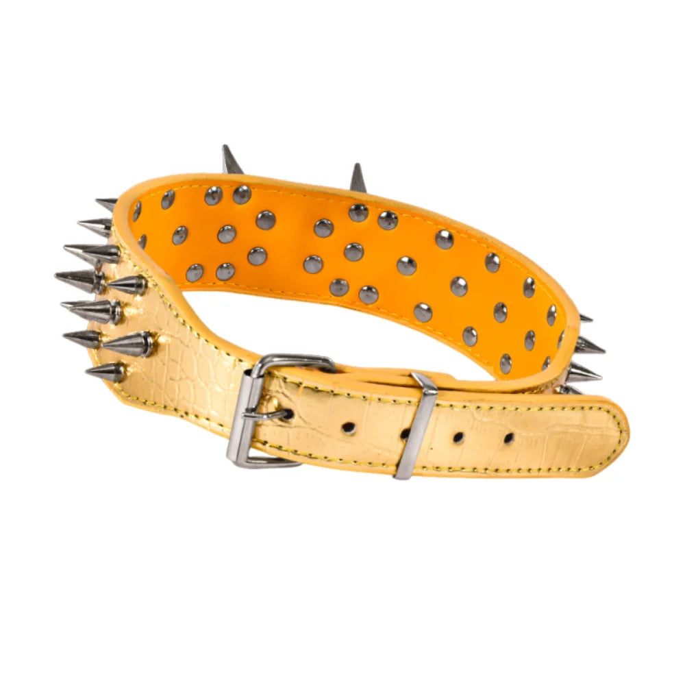 Spiked Dog Collar with Adjustable PU Leather Strap product image 8