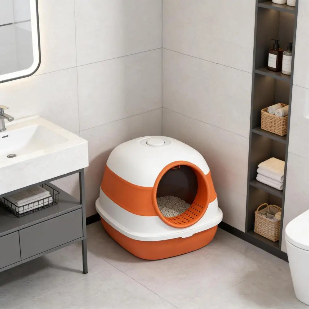 Ye Cat Litter Box, Covered Litter Box