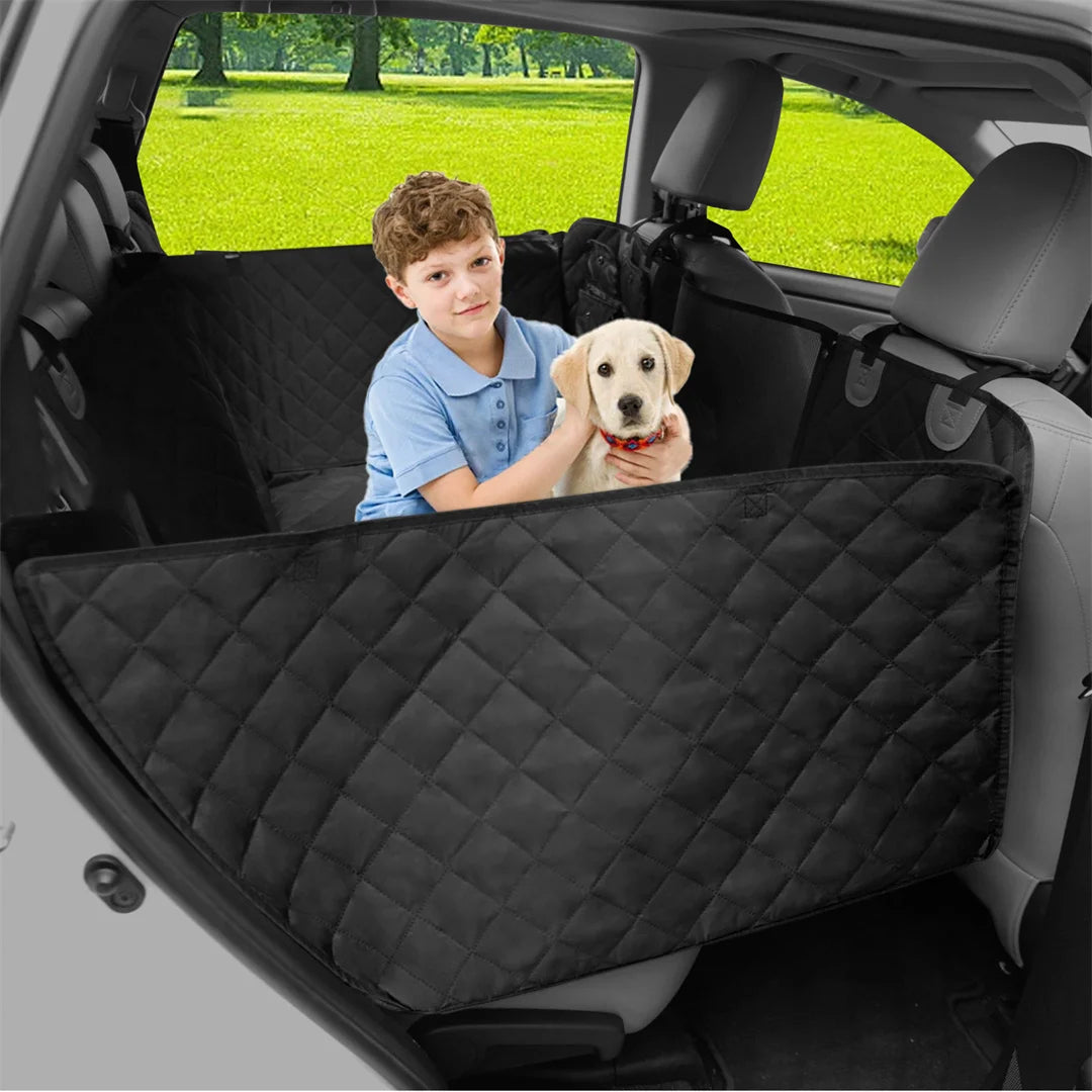 Waterproof Dog Car Seat Cover & Travel Hammock - Scratch-Proof