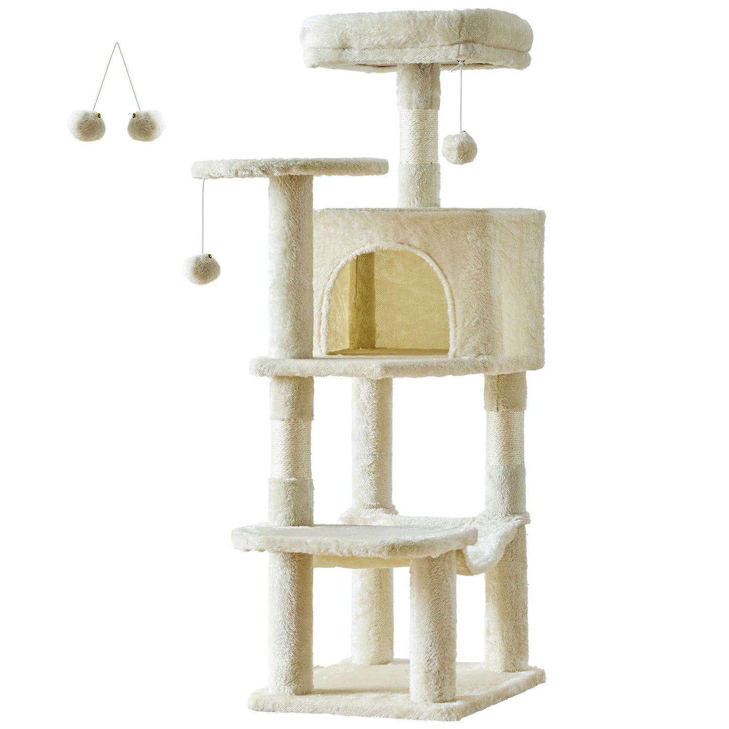 44-Inch Multi-Level Cat Tree with Condo & Hammock product image 10