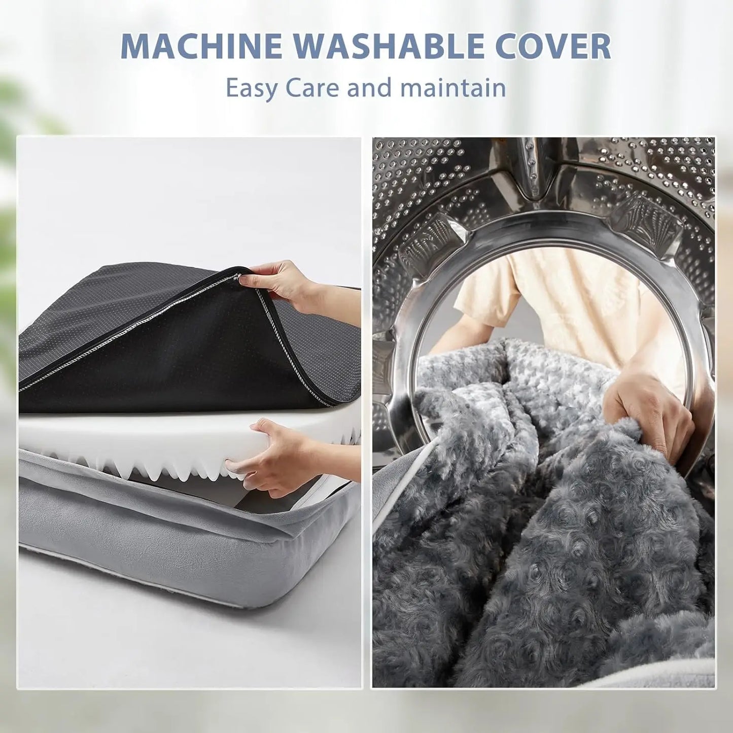 Orthopedic Waterproof Sofa Dog Bed with Washable Cover