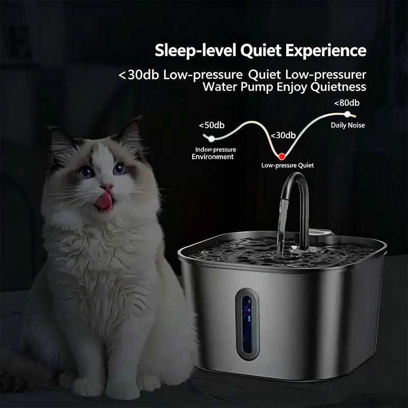 2.2L Stainless Steel Pet Water Fountain product image 4