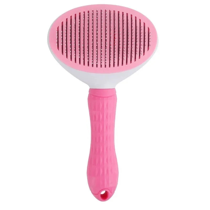 Non-Slip Pet Grooming & Deshedding Brush, Ergonomic Design