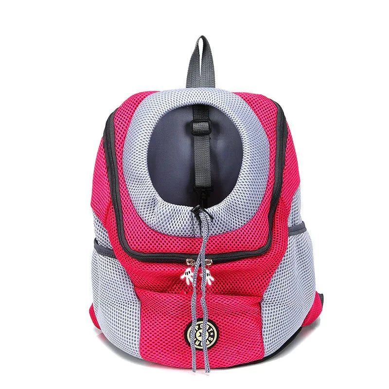 Portable Mesh Pet Carrier Travel Backpack for Dogs