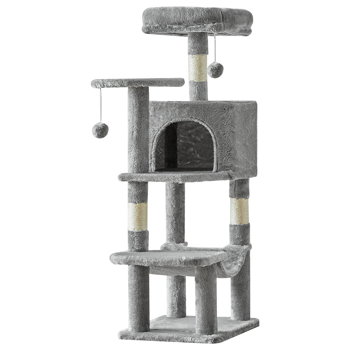 44-Inch Multi-Level Cat Tree with Condo & Hammock product image 8