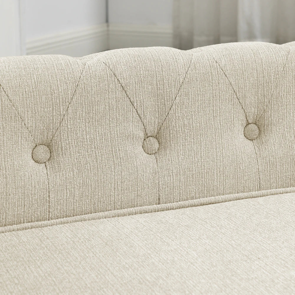 Ye Elegant Rectangle Elevated Dog Sofa Bed for Small and Medium Dogs, Comfortable Couch, Modern & Stylish, Beige, Durable