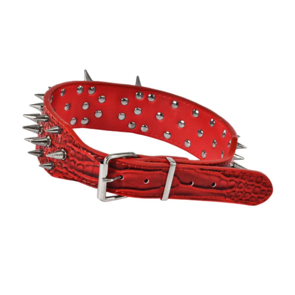 Spiked Dog Collar with Adjustable PU Leather Strap product image 9