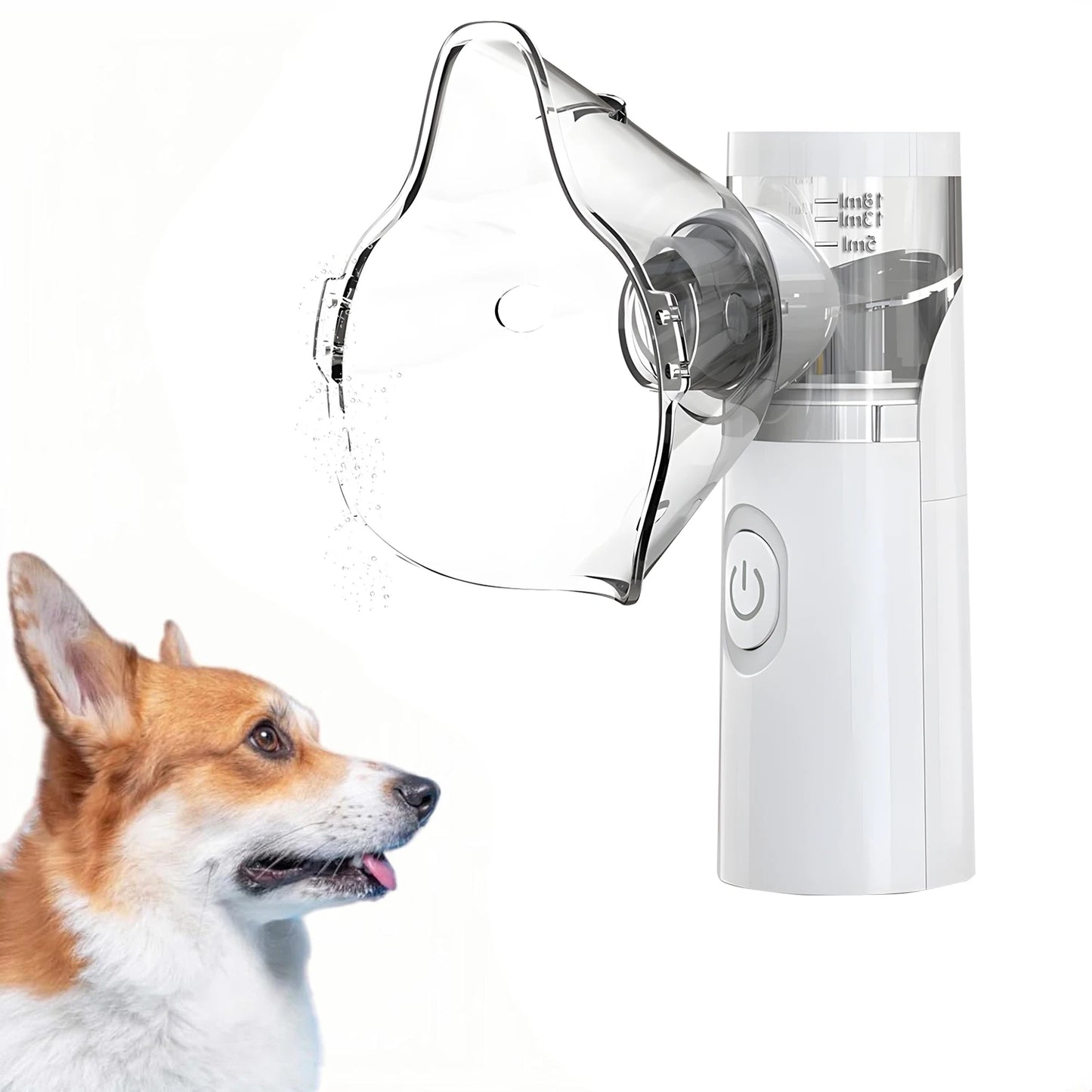 Portable Silent Pet Nebulizer & Inhaler for Animals