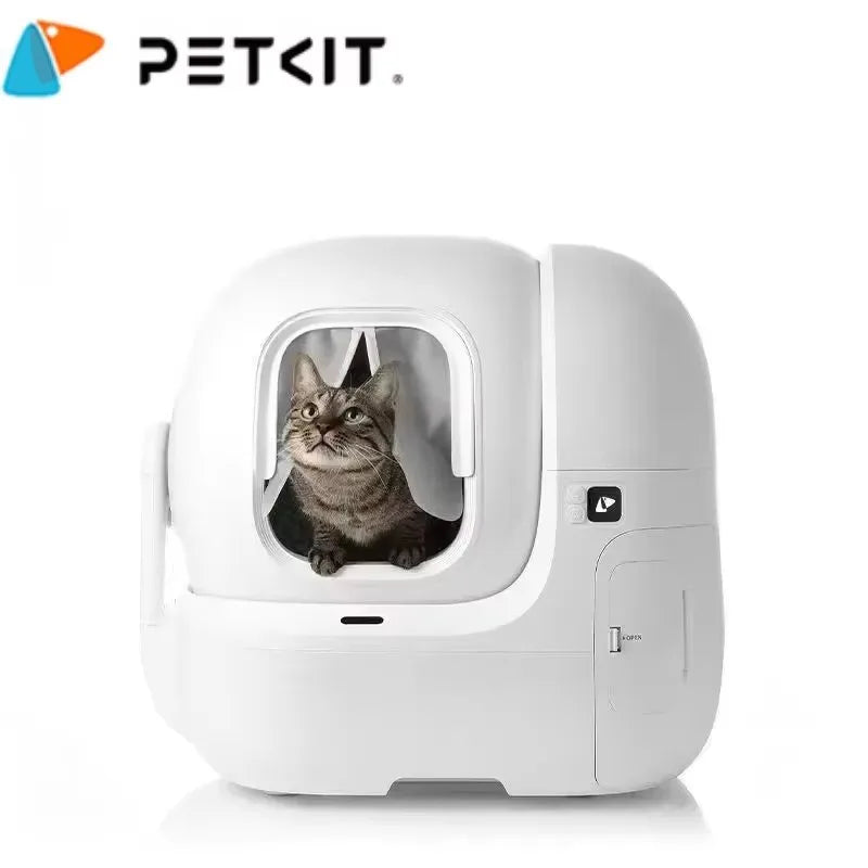 Magnetic Dustproof Door Curtain for Smart Cat Litter Box - front view