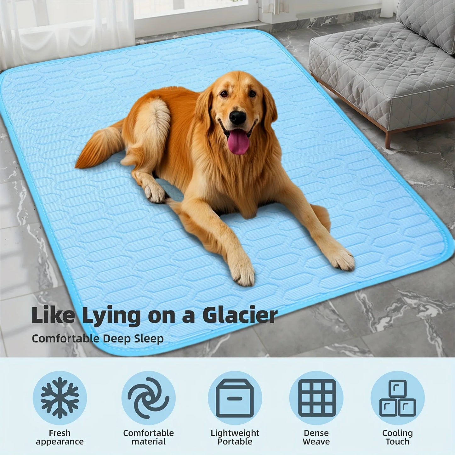 Summer Pet Cooling Mat & Sleeping Pad for Cats and Dogs