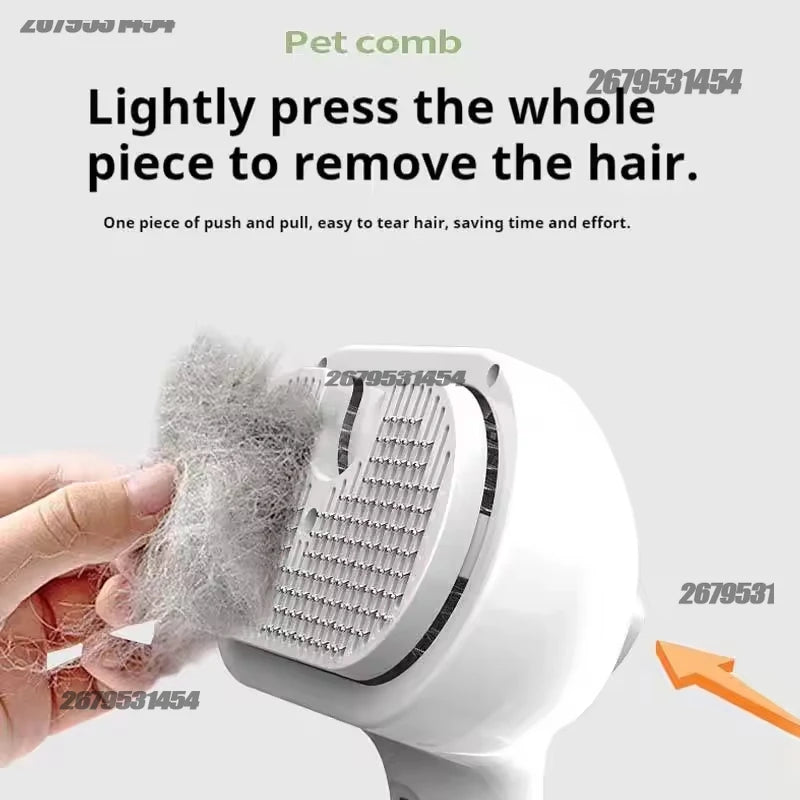 3-in-1 Steam Spray Pet Grooming Brush & Hair Remover