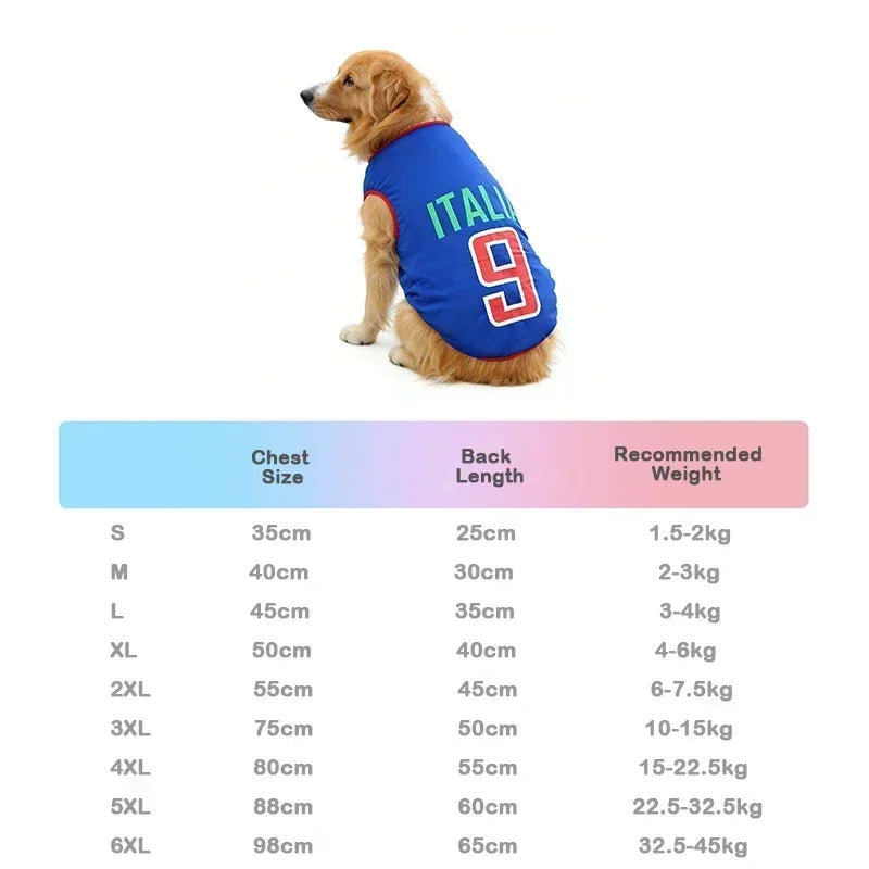 Breathable Mesh Football Jersey Pet T-Shirt Vest