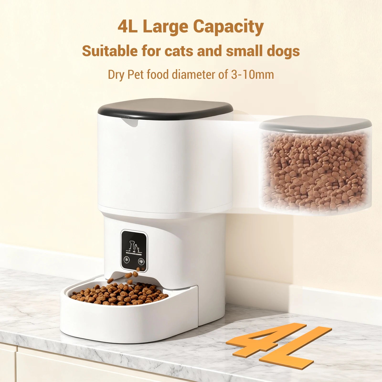 Automatic Pet Feeder with 6-Meal Portion Control product image 5