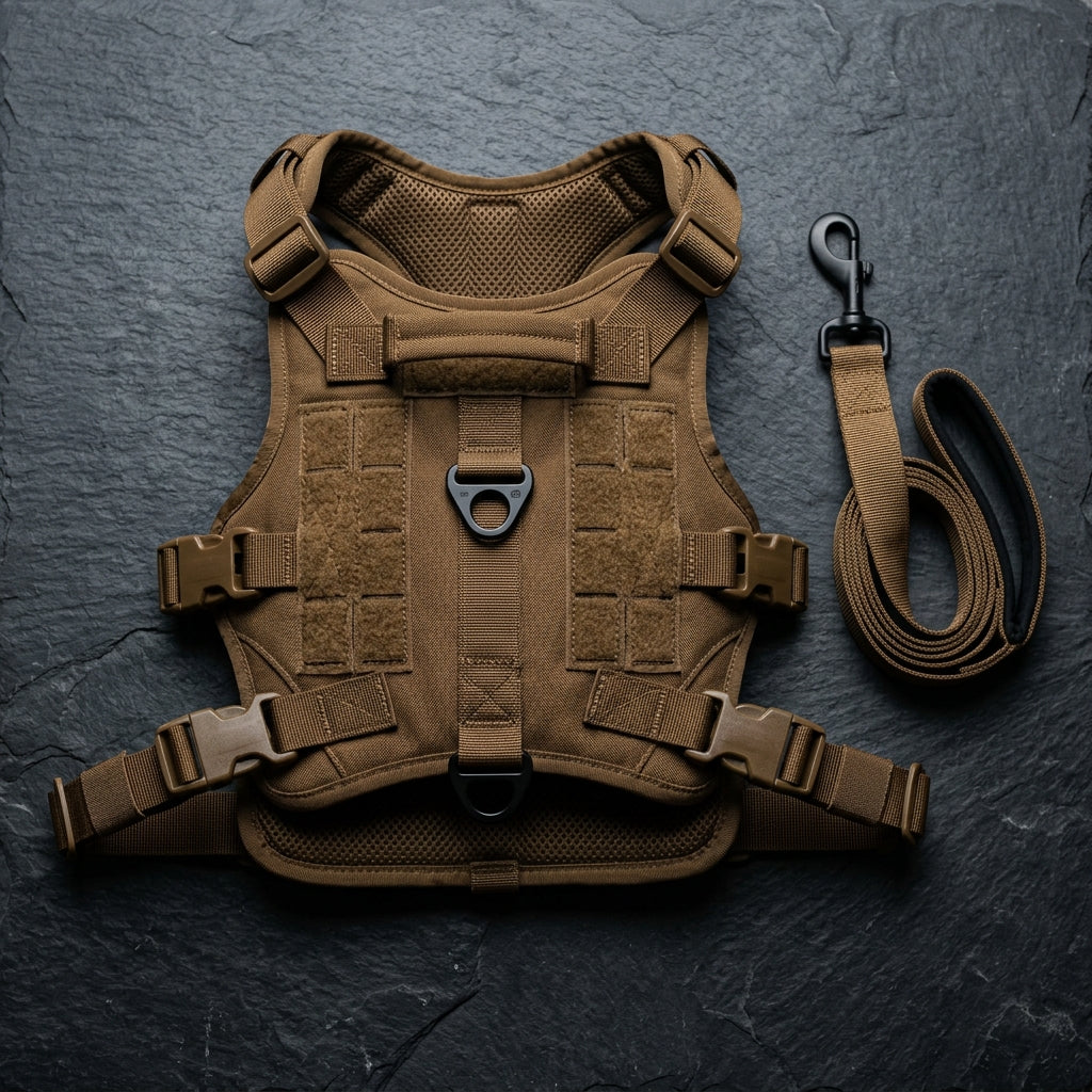 Tactical Dog Harness and Leash Set main product image