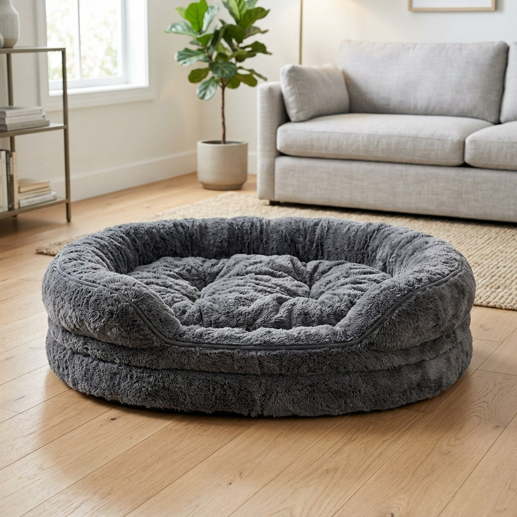 Orthopedic Plush Dog Bed for Large Dogs main product image